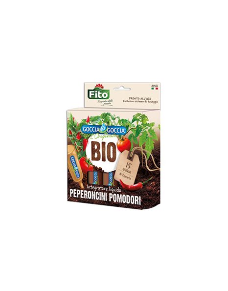 Λίπασμα για τομάτες και πιπεριές σε σταγόνα "Goccia Bio Peperoncini & Pomodori" | 5x32ml