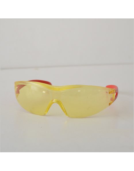 Γυαλιά προστασίας σε κίτρινο χρώμα